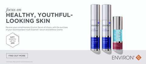 Environ focus on healthy youthful lookin skin with free booster.