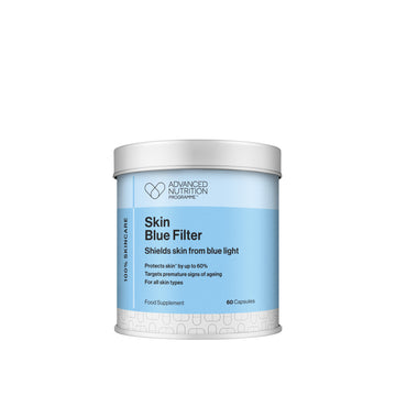 Skin Blue Filter  (Our new blue light supplement that shields skin from the impact of blue light by 60%*)