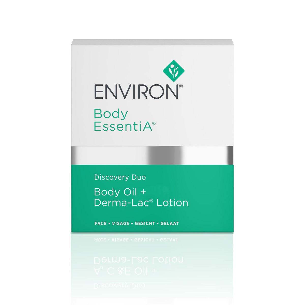 Environ Body EssentiA Discovery Duo box: Body Oil + Derma-Lac Lotion